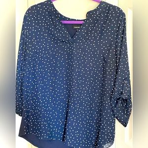 Polka dot blouse